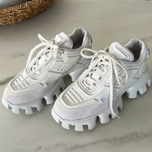 COPY - Prada Cloudbust thunder lug platform sneaker all white size 35.5 US women